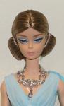 Mattel - Barbie - Blue Chiffon Ball Gown - Doll